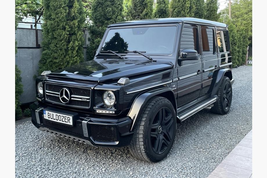 Mercedes G class W463 1990-2018 гг. Передний бампер AMG G63/G65 в сборе G65 (черная сетка) Фото 4