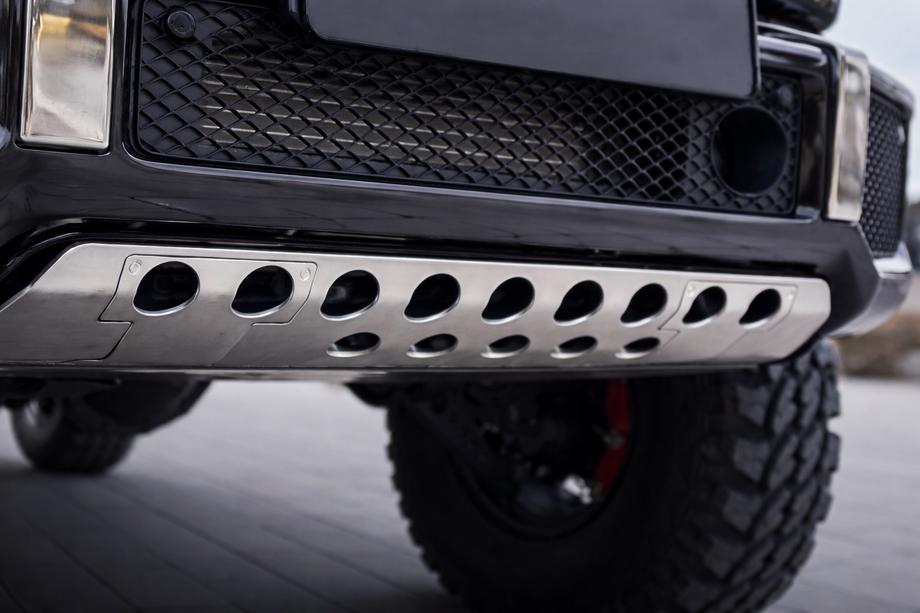 Mercedes G class W463 1990-2018 гг. Защита переднего бампера нержавейка Фото 1