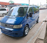 Mercedes Vito W638 1996-2003 гг. Нижняя накладка на бампер Brabos Style (грунт под покраску) фото 3