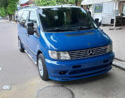 Mercedes Vito W638 1996-2003 гг. Нижняя накладка на бампер Brabos Style (грунт под покраску) фото 1