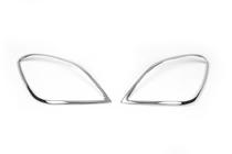 Mercedes Sprinter W906 2006–2018 гг. Накладки на фары (2006-2013, 2 шт, нерж. сталь) фото 2