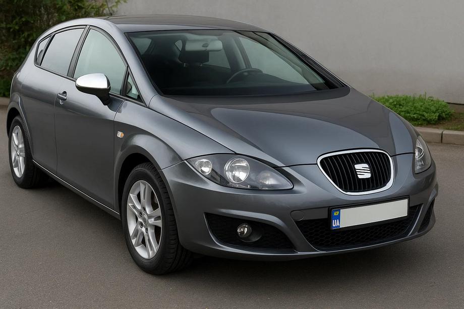 Seat Leon 2005-2012 гг. Накладки на зеркала (2005-2010, 2 шт., нерж.) Image