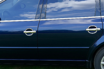 Volkswagen Golf 5 2003-2009 гг. Чашечки под ручки дверей (4 шт., нержавейка) фото 1