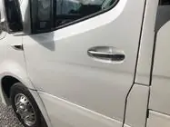 Mercedes Sprinter W907/W910 2018- гг. Накладки на дверные ручки из нержавеющей стали фото 2