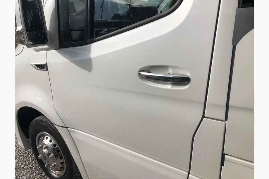 Mercedes Sprinter W907/W910 2018- гг. Накладки на дверные ручки из нержавеющей стали 5 шт, OmsaLine - Итальянская Нержавейка Фото 2