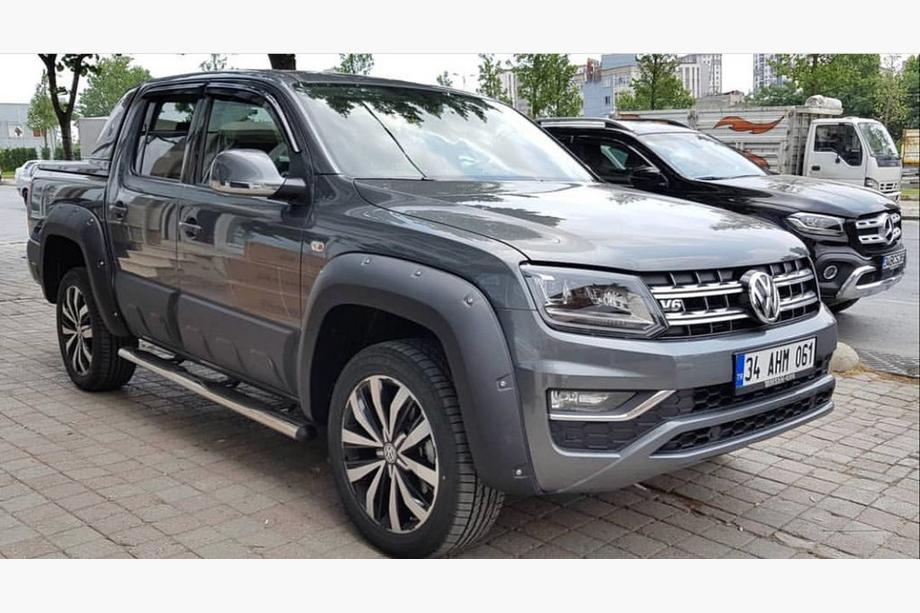 Volkswagen Amarok 2010-2022 гг. Расширители колесных арок (стекловолокно, под покраску) Фото 3