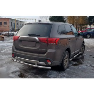 Задняя дуга AK004-2 (нержавейка) фото 1