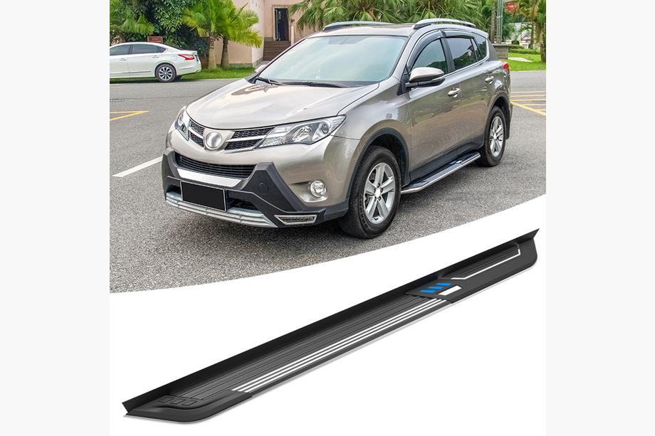Toyota Rav 4 2013-2018 гг. Боковые Подножки OEM V5 (2016-2018, 2 шт, Алюминий) Фото 8