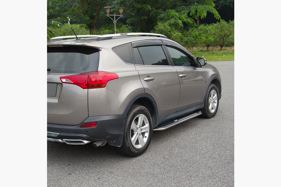 Toyota Rav 4 2013-2018 гг. Боковые Подножки OEM V5 (2016-2018, 2 шт, Алюминий) Фото 10