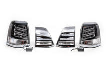 Toyota Land Cruiser 200 2007-2021 гг. Задние Фонари 2007-2015 (BlackEdition) фото 5