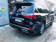 Lexus LX570/450d 2008-2022 гг. Накладка на кромку заднего бампера (2016+, 2 шт) фото 2