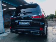 Lexus LX570/450d 2008-2022 гг. Накладка на кромку заднего бампера (2016+, 2 шт) фото 3