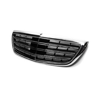 Радиаторная решетка AMG Mercedes S-сlass W222 2013-2022 гг. фото 3