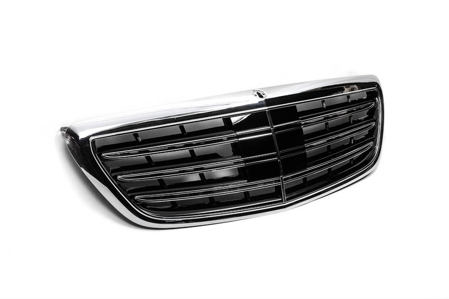 Mercedes S-class W222 2013-2022 гг. Радиаторная решетка AMG С NightVision Фото 5