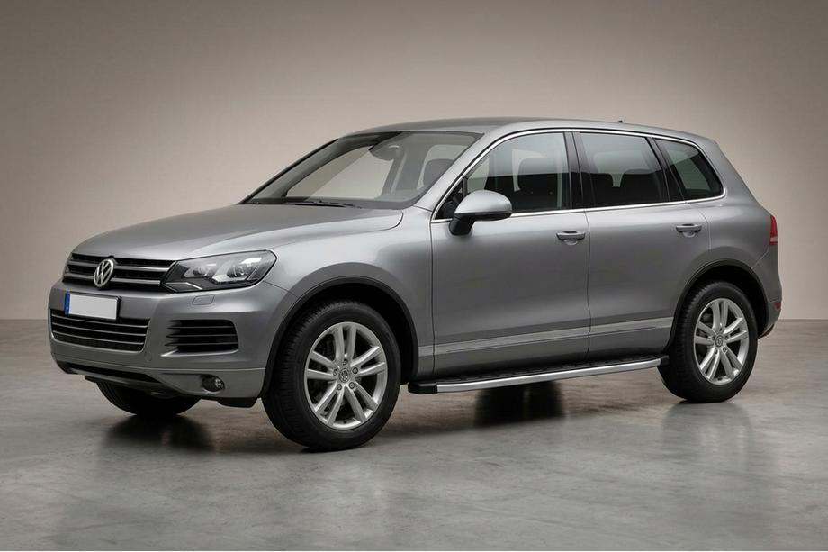 Volkswagen Touareg 2010-2018 гг. Боковые пороги Fullmond (2 шт., алюминий) Image