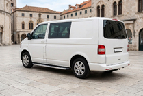 Volkswagen T5 Caravelle 2004-2010 гг. Боковые пороги Fullmond (2 шт., алюминий) фото 1