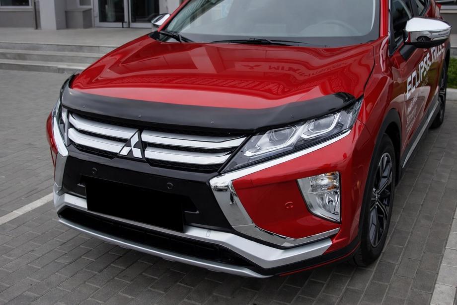 Mitsubishi Eclipse Cross 2017- гг. Дефлектор капота (EuroCap) Image