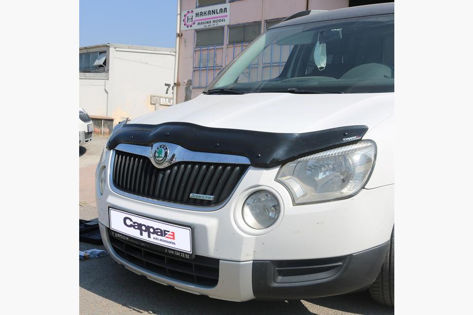 Skoda Yeti 2009-2017 гг. Дефлектор капота 2009-2013 (EuroCap) Image