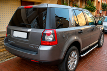 Land Rover Freelander II 2006–2014 гг. Боковые Подножки Fullmond (2 шт, алюминий) фото 1