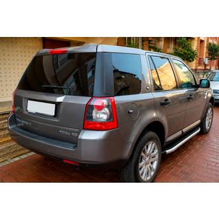 Боковые Подножки Fullmond (2 шт, алюминий) Land Rover Freelander II 2006–2014 гг. фото 1
