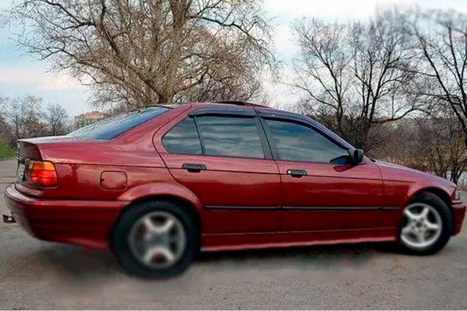 BMW 3 серия E36 1990-2000 гг. Ветровики SD (4 шт, HIC) Image