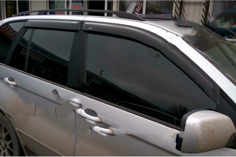 BMW X5 E53 1999–2006 гг. Ветровики на окна (4 шт, HIC) Фото 7