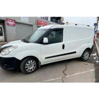Ветровики на окна (2 шт, HIC) Fiat Doblo II 2010-2022 гг. фото 4