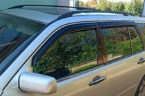 Mercedes E-class W210 1995-2002 гг. Ветровики SW (4 шт, HIC) фото 1