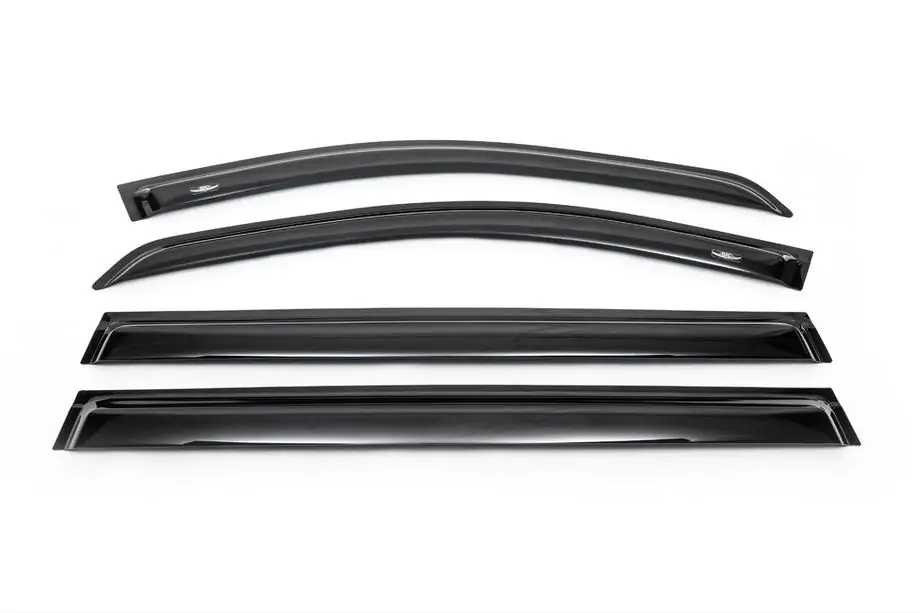 Mercedes GL class X164 2006-2012 гг. Ветровики на окна (4 шт, HIC) Фото 4