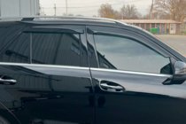 Mercedes GLE/ML class W166 2011-2018 гг. Ветровики на окна (4 шт, HIC) фото 3