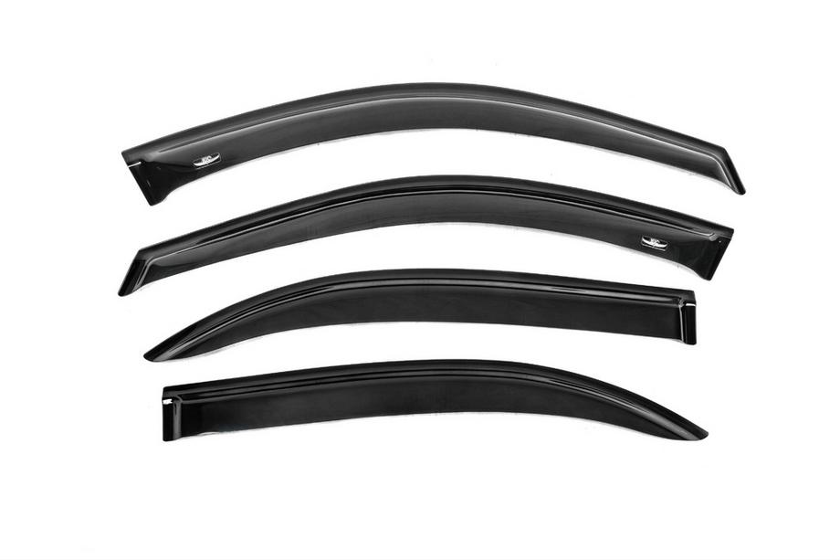 Mercedes S-class W220 1998-2005 гг. Ветровики Long (4 шт, HIC) Фото 1