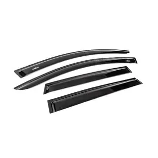Ветровики для 7-местного (4 шт, HIC) Nissan Qashqai 2007-2010 гг. фото 3