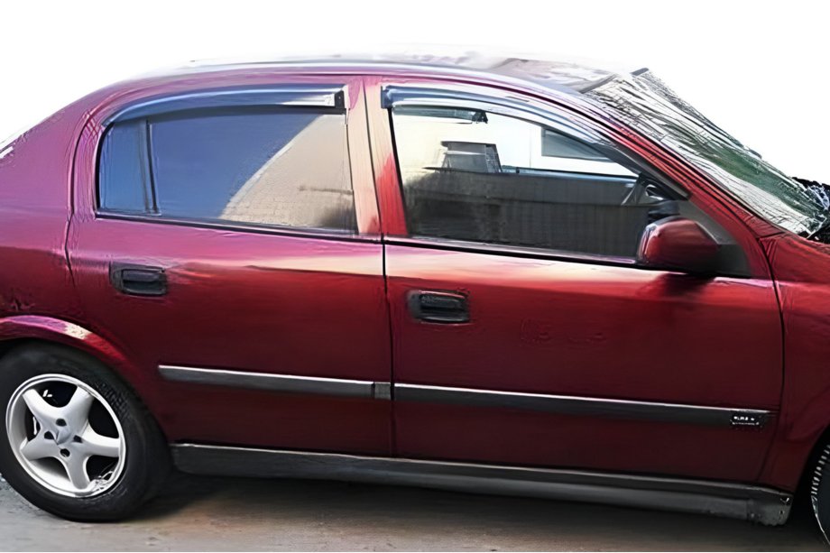 Opel Astra G classic 1998-2012 гг. Ветровики окон SD/HB (4 шт, HIC) Фото 11