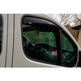 Ветровики вставные (2 шт, HIC) Opel Vivaro 2001–2015 гг. фото 2