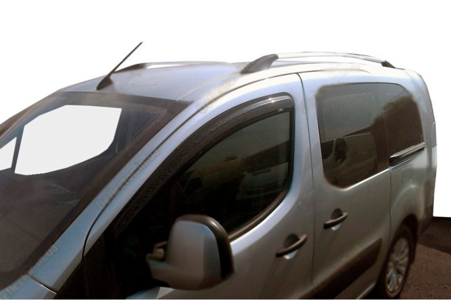 Peugeot Partner Tepee 2008-2018 гг. Ветровики на окна (2 шт, HIC) Фото 16