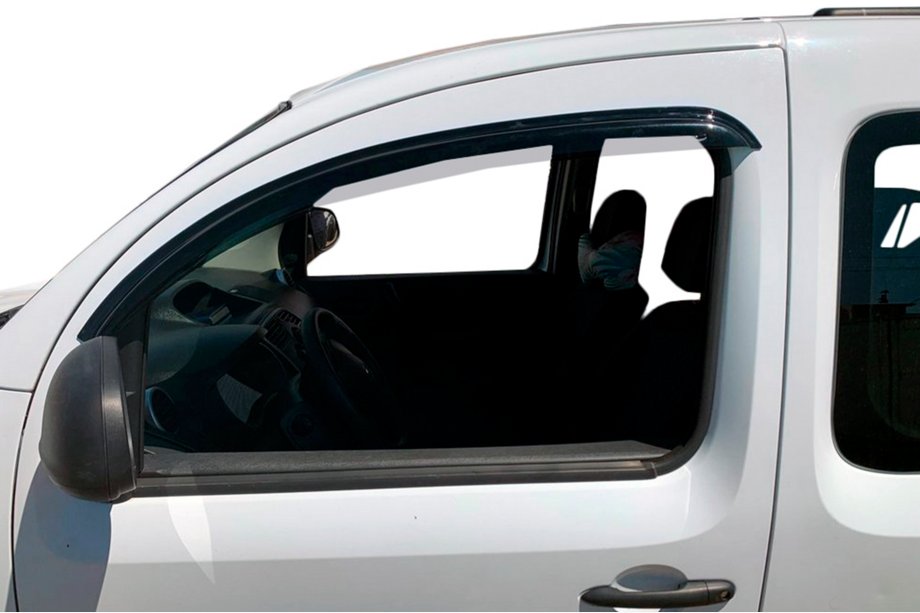 Renault Kangoo 2008–2020 гг. Ветровики на окна (2 шт, HIC) Фото 7