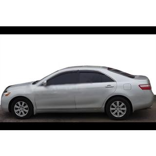 Ветровики с хромированной молдингом (EU, 4 шт, HIC) Toyota Camry 2006-2011 гг. фото 1