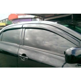 Ветровики на окна (4 шт, HIC) Toyota Corolla 2007-2013 гг. фото 2