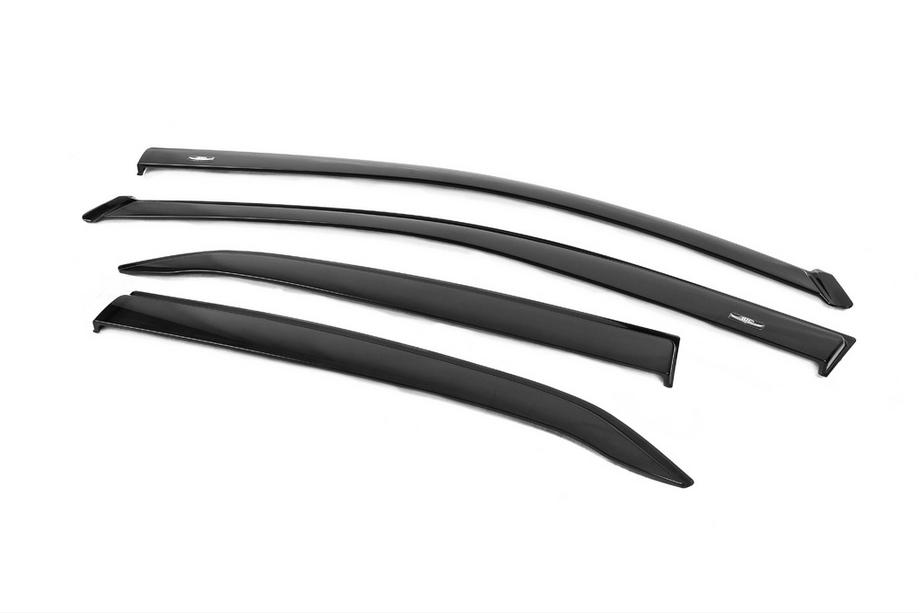 Toyota Corolla 2007-2013 гг. Ветровики на окна (4 шт, HIC) Фото 5
