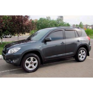 Ветровики на окна (4 шт, HIC) Toyota Rav 4 2001-2005 гг. фото 1