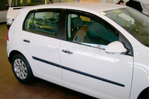 Volkswagen Polo 2010-2017 гг. Ветровики HB (4 шт, HIC) фото 1