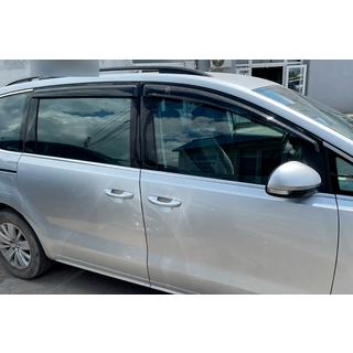 Ветровики на окна (4 шт, HIC) Volkswagen Sharan 2010-2023 гг. фото 3