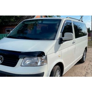 Ветровики на окна (2 шт, HIC) Volkswagen T5 Transporter 2003-2010 гг. фото 1