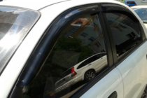 Chevrolet Lanos 1998–2017 гг. Ветровики на окна (4 шт, HIC) фото 10