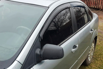 Ford Focus II 2005-2008 гг. Ветровики окон SD/HB (4 шт, HIC) фото 1