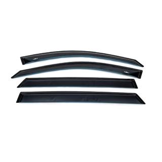 Ветровики на окна (4 шт, HIC) Hyundai Santa Fe 2 2006-2012 гг. фото 4