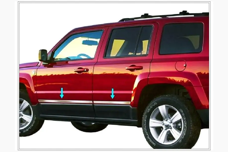 Jeep Cherokee/Liberty 2007-2013 гг. Молдинги Дверей Нержавеющая Сталь Фото 1