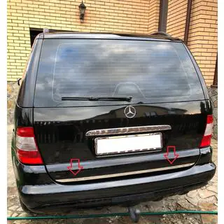 Накладка на багажник нержавейка