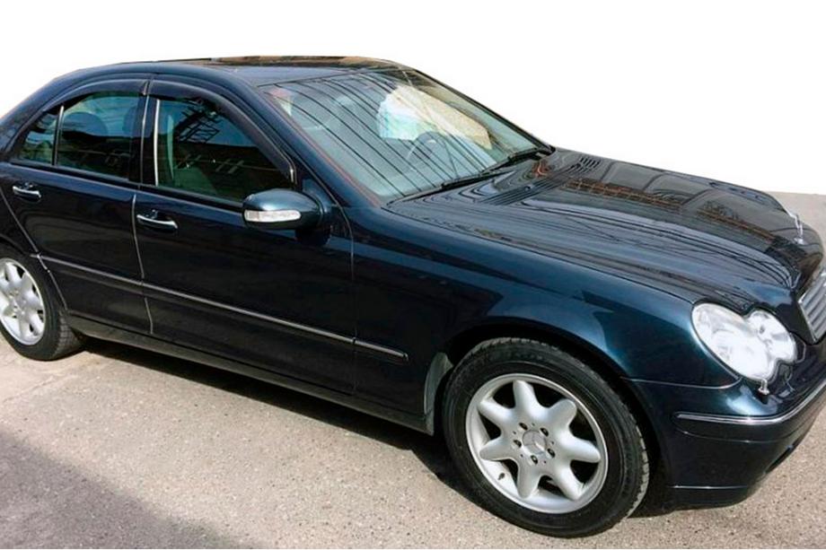 Mercedes C-class W203 2000-2007 гг. Ветровики SD (4 шт, HIC) Фото 1