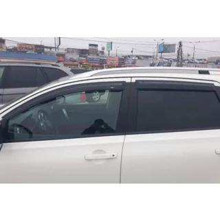 Ветровики на окна (4 шт, HIC) Nissan Qashqai 2007-2010 гг. фото 2